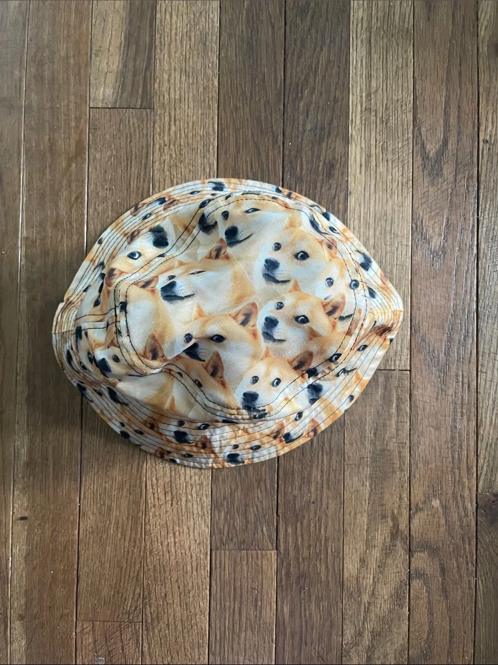 Kids Dog Print Bucket Hat